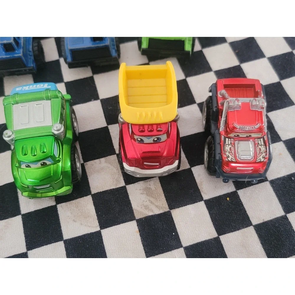 Tonka Vehicle Lot – 14 Total – Mostly 1990s – Construction Trucks +‎ Van